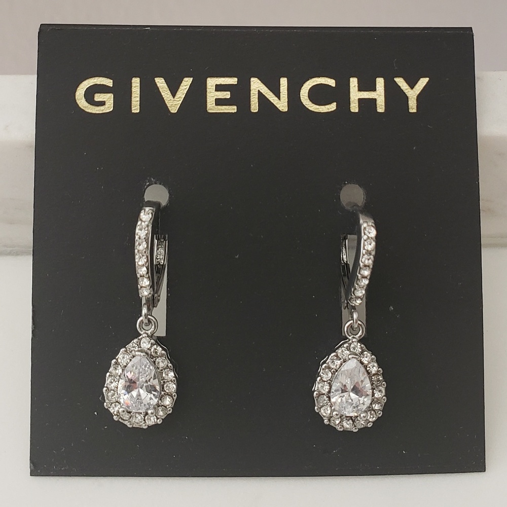 Givenchy Crystal Drop Earrings